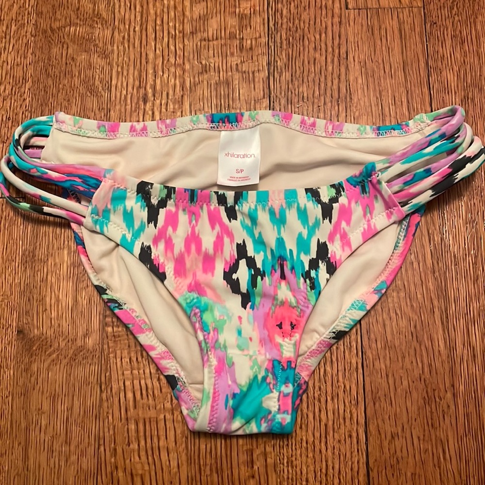 Target Xhilararion Multicolor Cut Sides Bikini Bottom